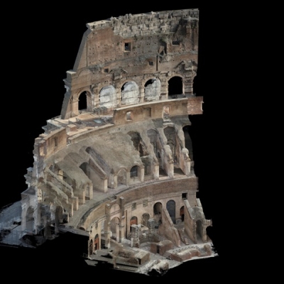 Primo rilievo tridimensionale integrato del Colosseo